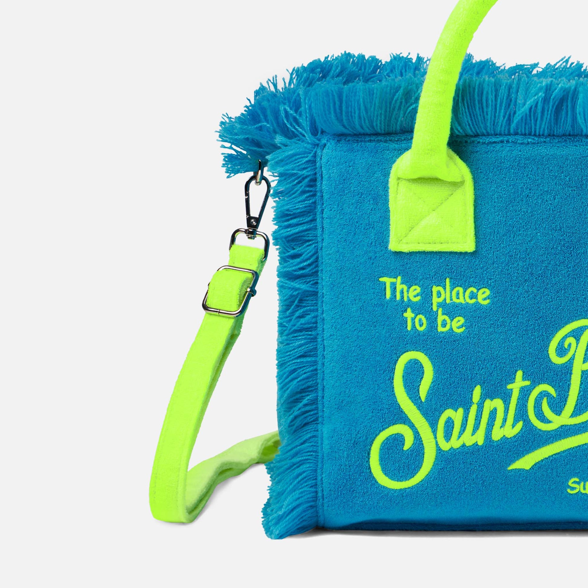 Colette turquoise terry handbag - MC2 Saint Barth