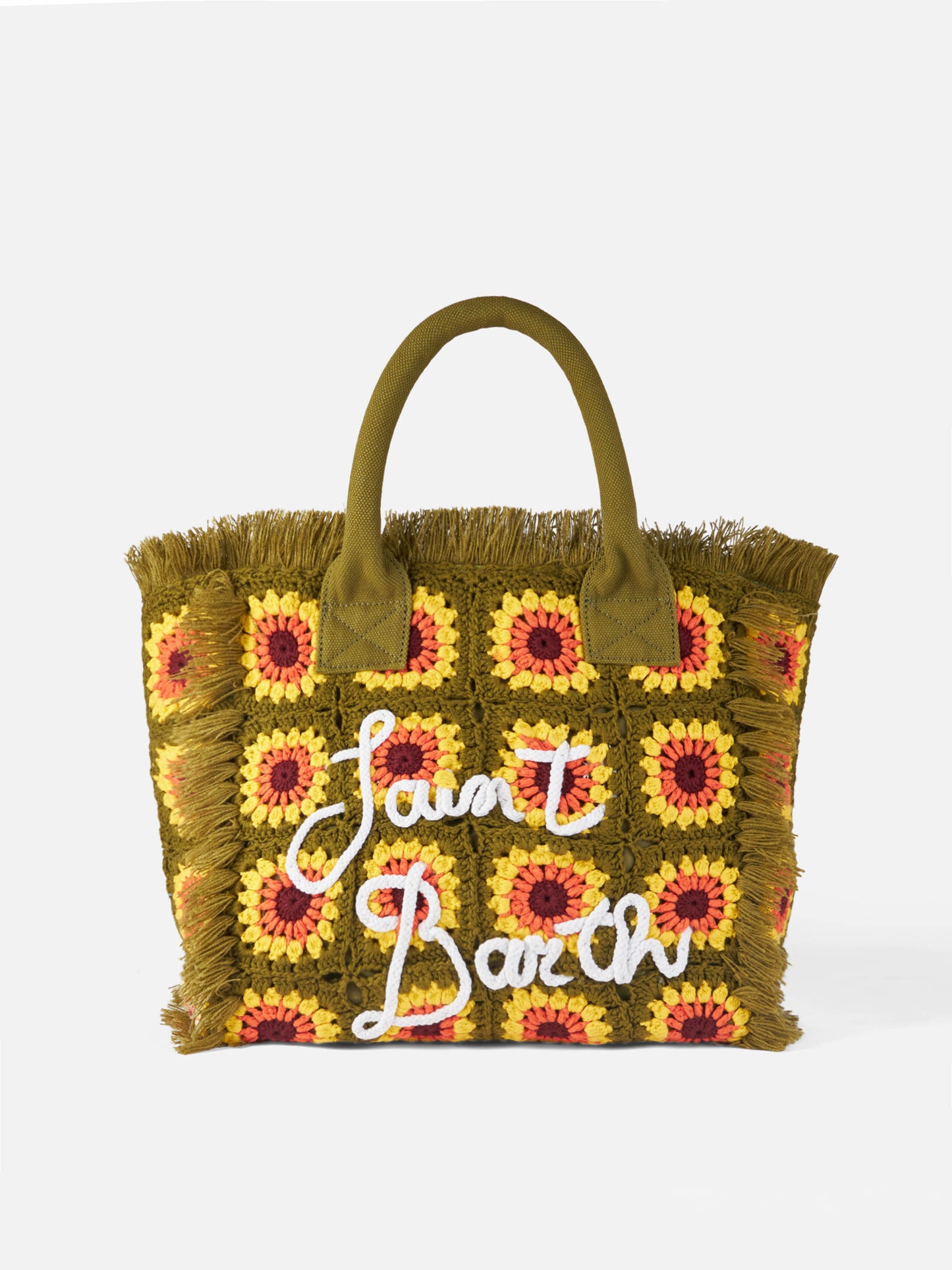 Vanity crochet flower shoulder bag - MC2 Saint Barth