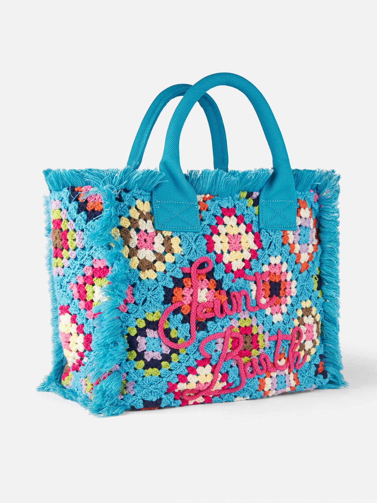 Vanity crochet shoulder bag with pattern