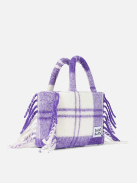 Colette blanket handbag with tartan print - MC2 Saint Barth