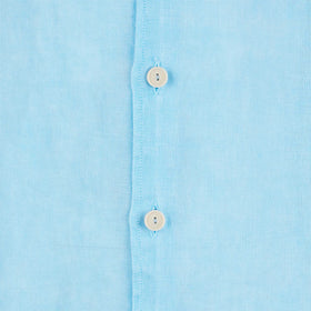 Water color light blue kid linen shirt Agnes - MC2 Saint Barth