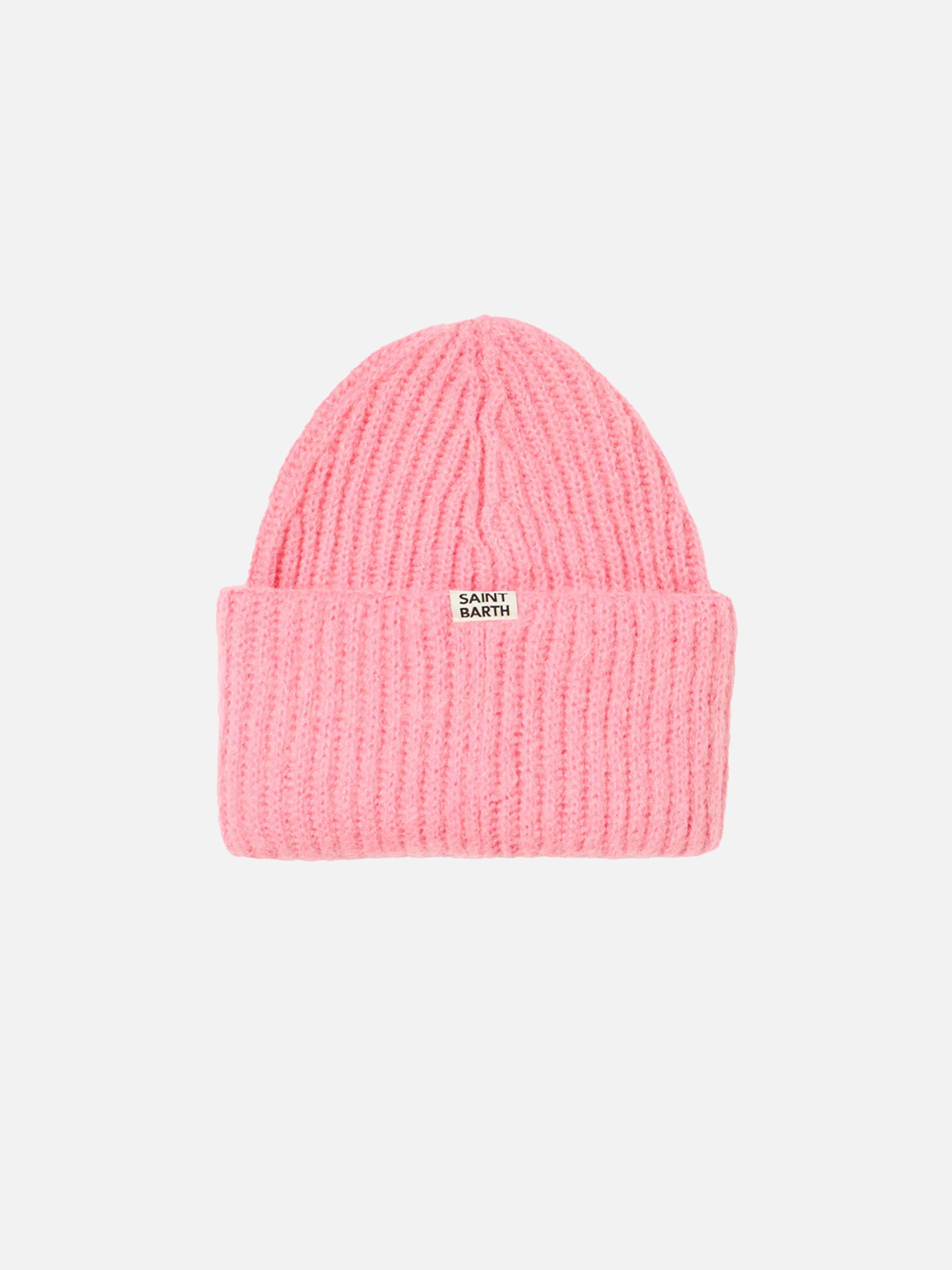 Woman brushed and ultra soft beanie with Apres Chic embroidery - MC2 Saint Barth
