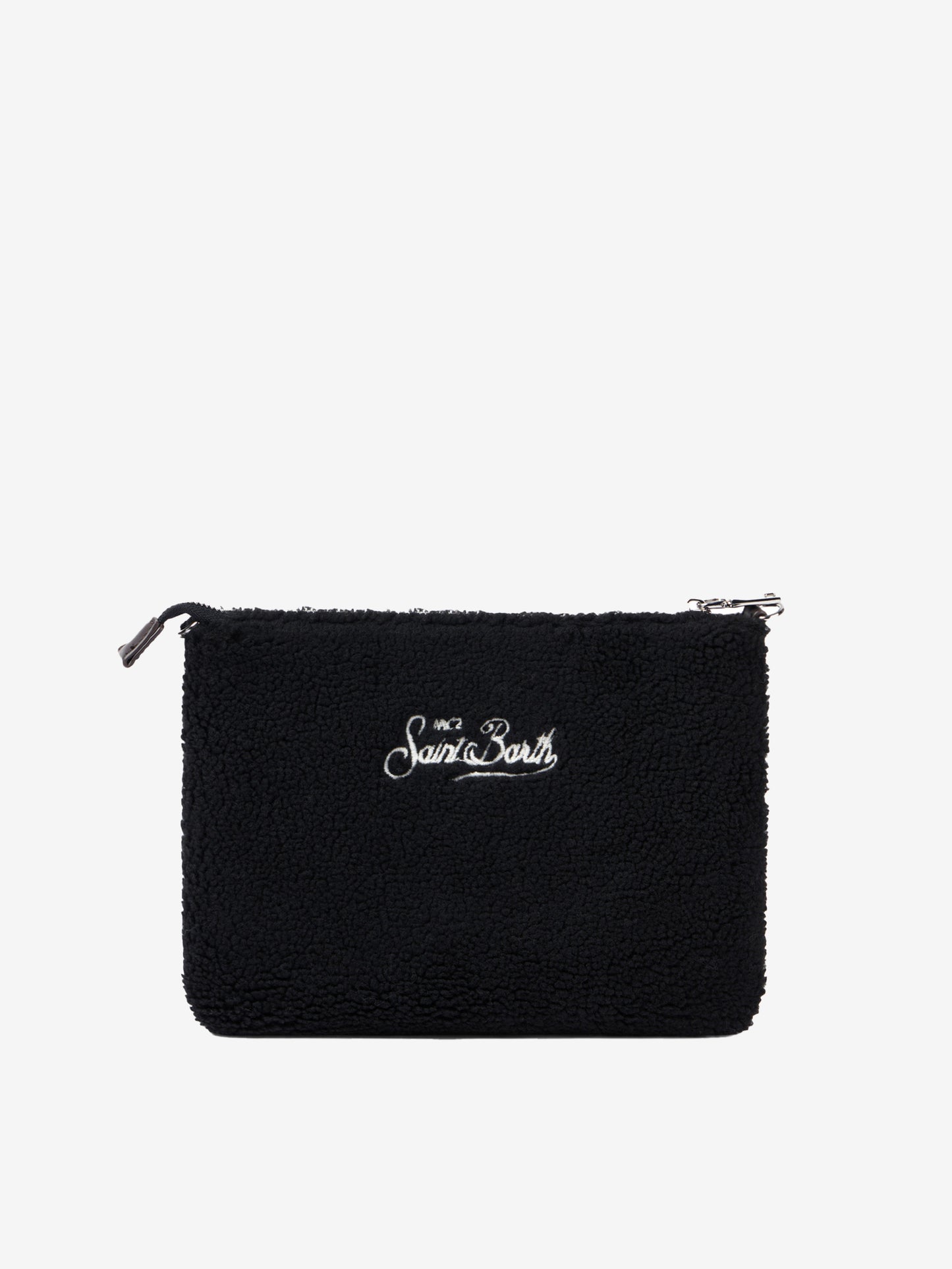 Schwarze Sherpa-Umhängetasche „Parisienne“.