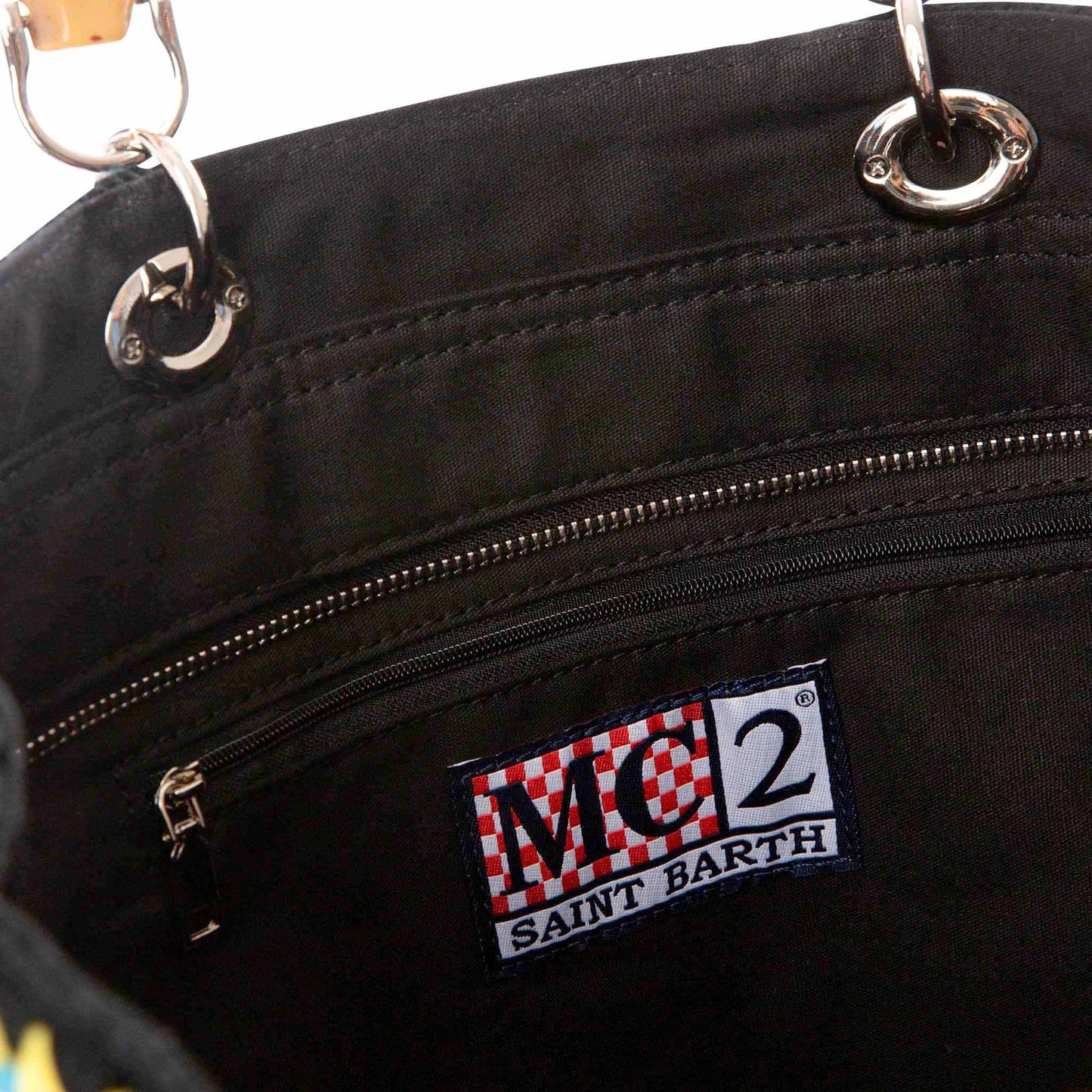 Handmade tiles crochet bag Victoria - MC2 Saint Barth