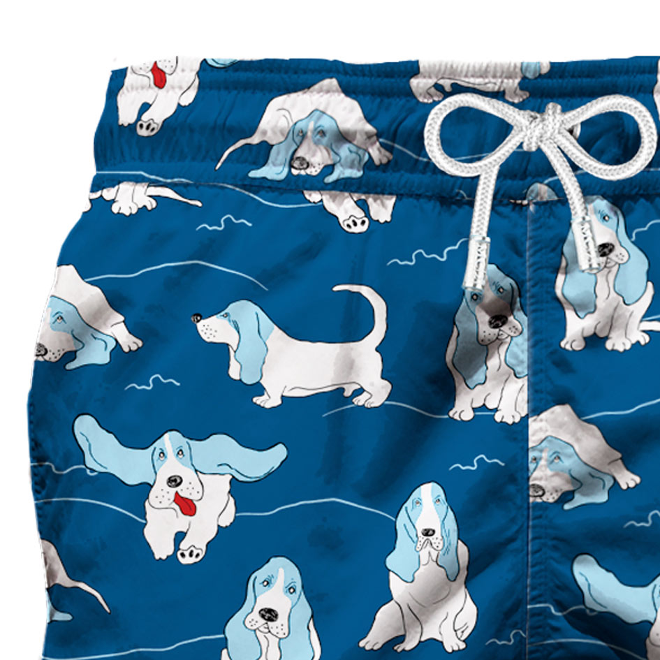 Basset hound man swim shorts - MC2 Saint Barth