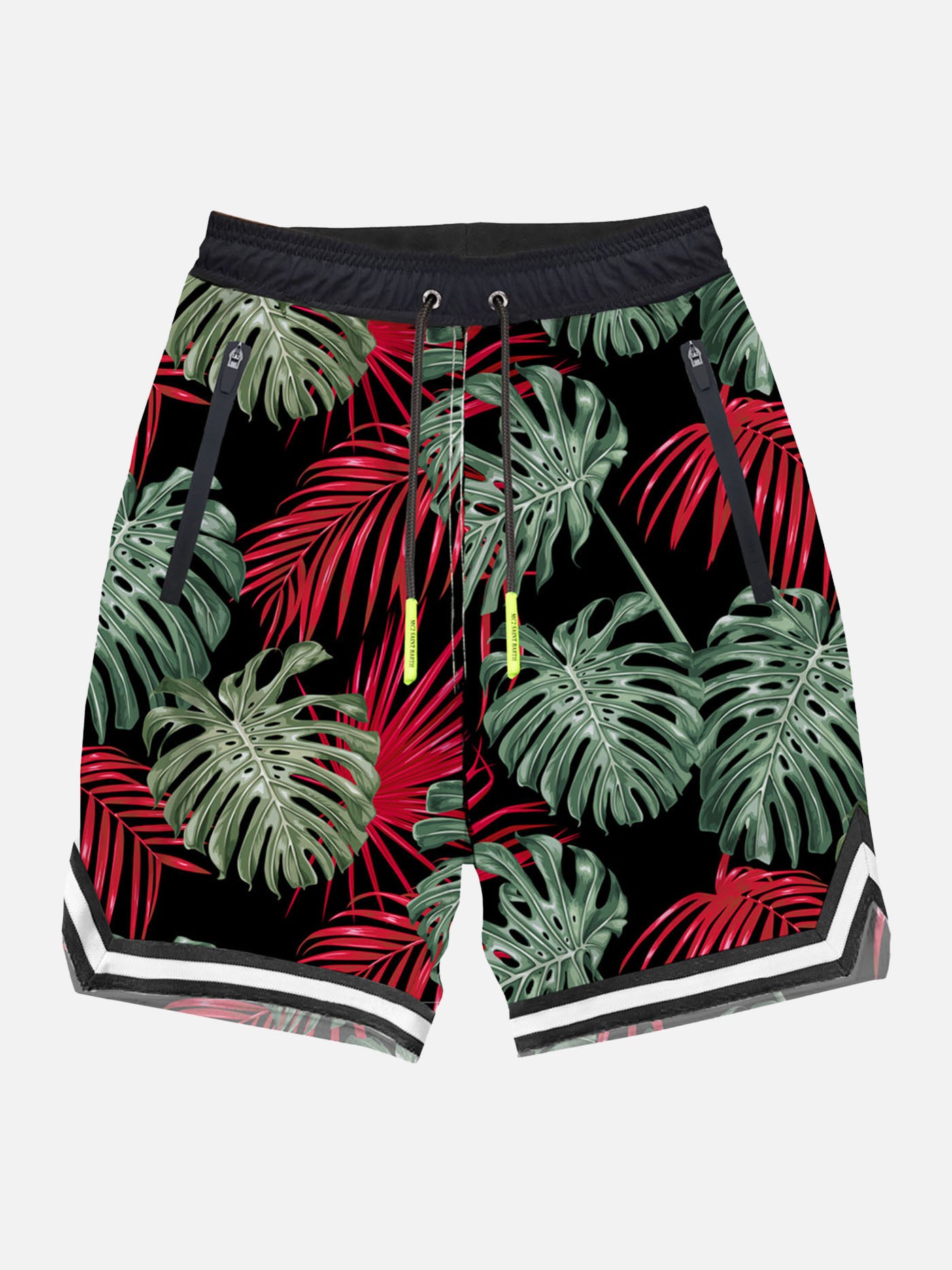 Costume da bagno con stampa tropicale stile surf
