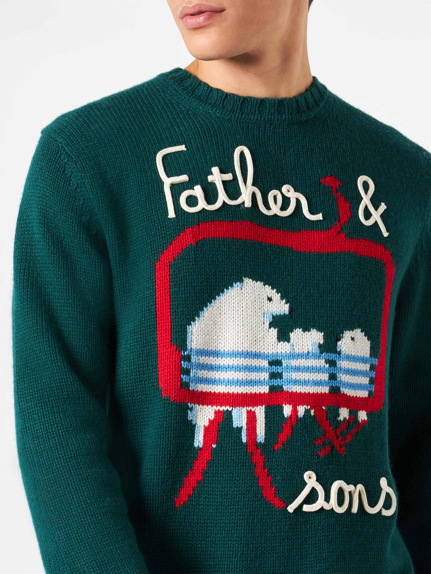 Man sweater with bears embroidery - MC2 Saint Barth