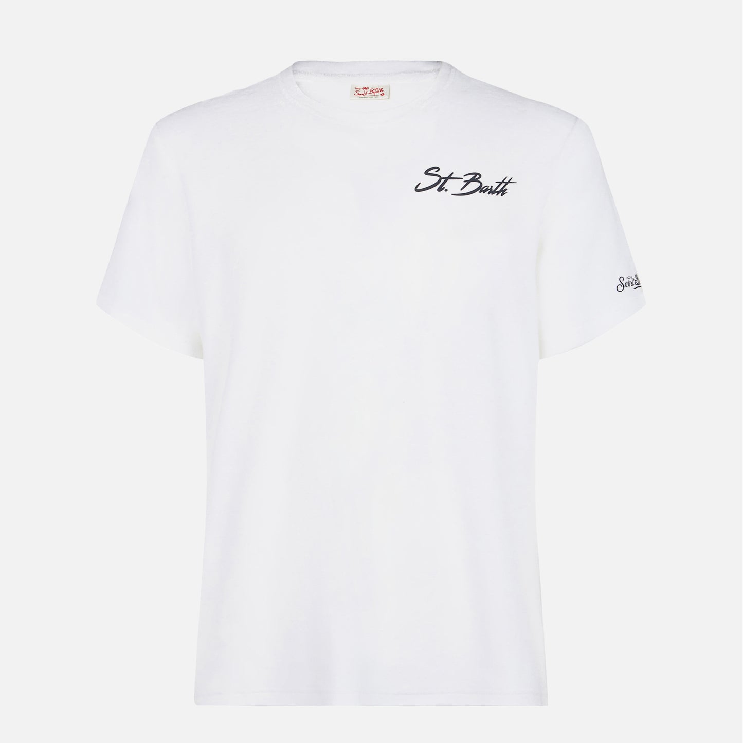 Man cotton t-shirt with St. Barth surf print - MC2 Saint Barth