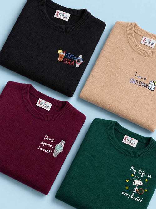 Men’s Mini Embroidery Knits