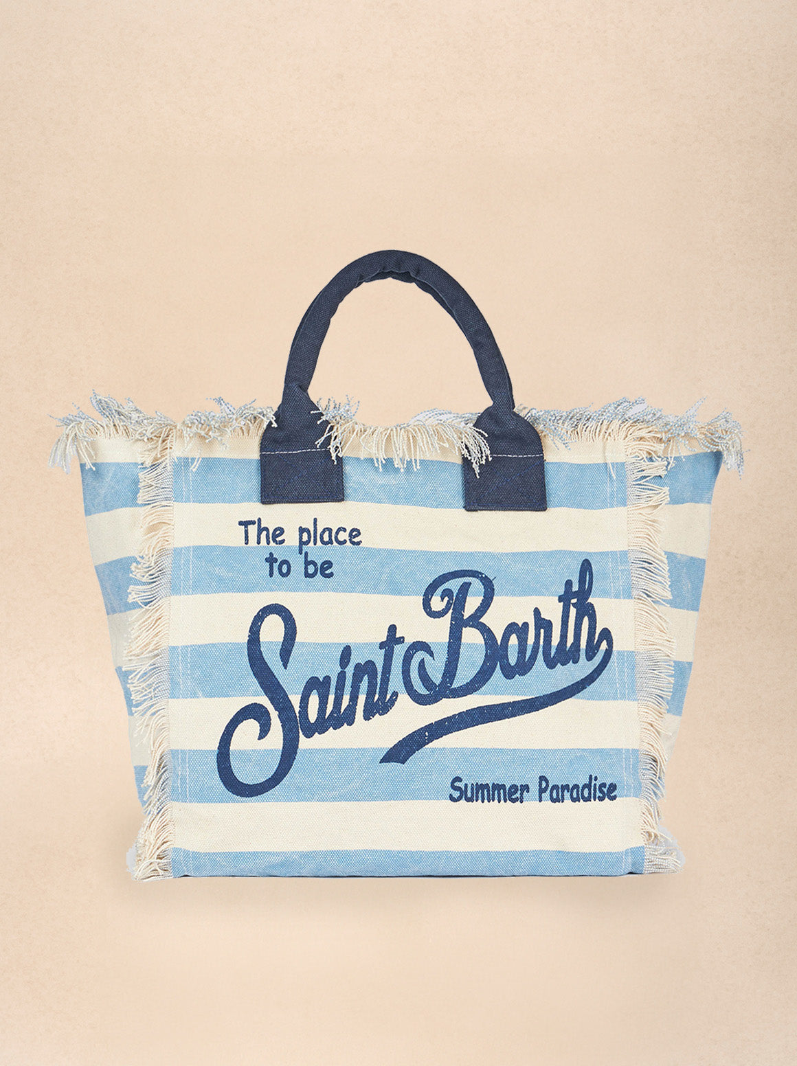 トートバッグ MC2 Saint Barth SS25 (VAMI015 03521H1100) MC2 Saint Barth Mini Vanity Bag With Bangs And Embroidered
