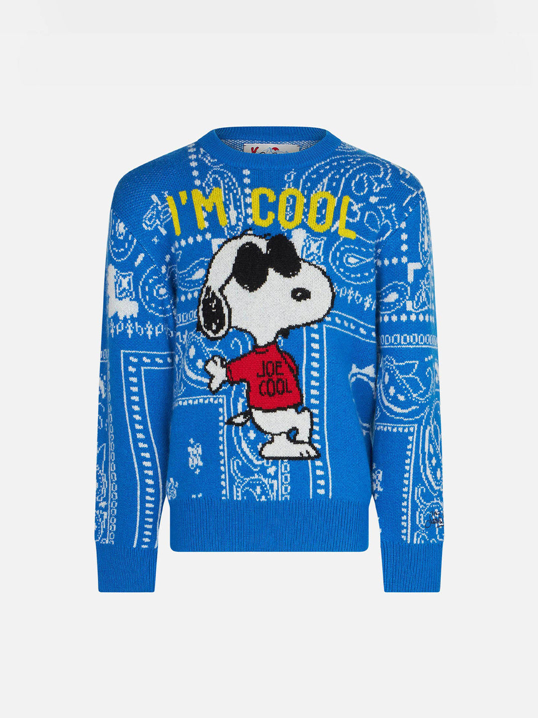 Boy crewneck sweater with Snoopy print | PEANUTS™ SPECIAL EDITION - MC2 Saint Barth