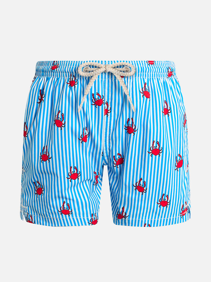 Boy Comfort Light Badeshorts mit Krabben-Print