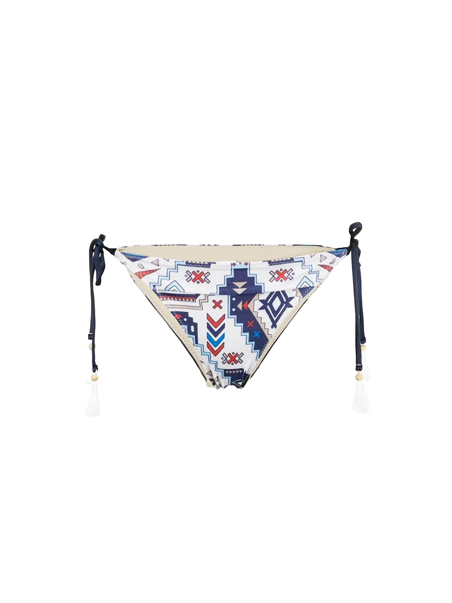 Woman swim briefs with glitter aztec print - MC2 Saint Barth
