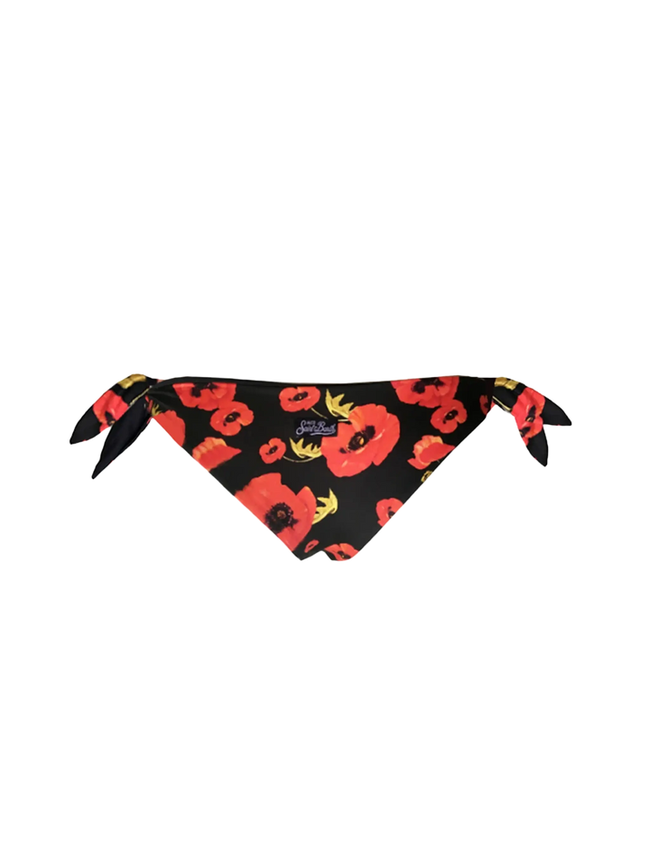 Woman classic swim briefs flower print Yali - MC2 Saint Barth