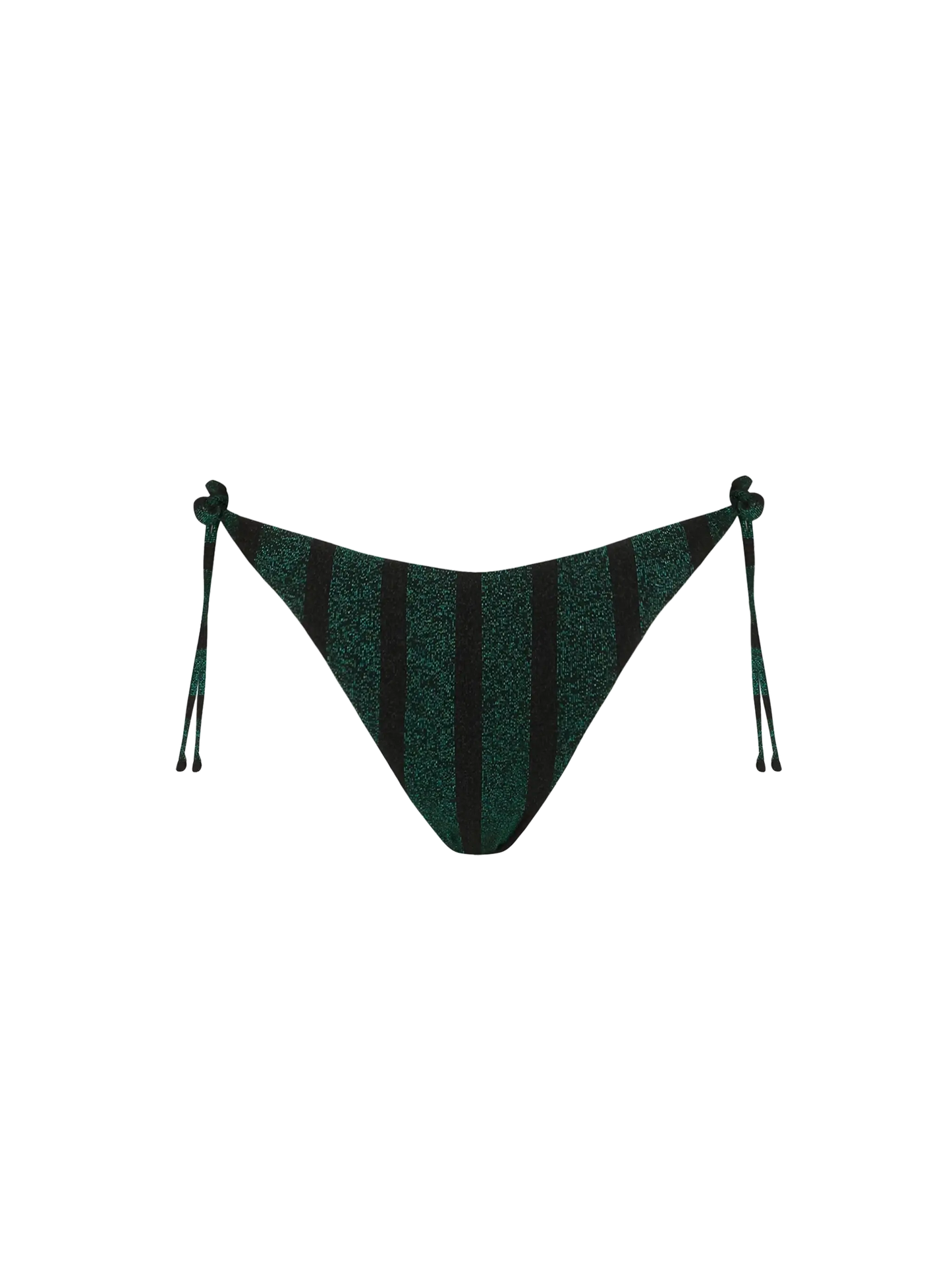 Slip mare donna con stampa rigata lurex