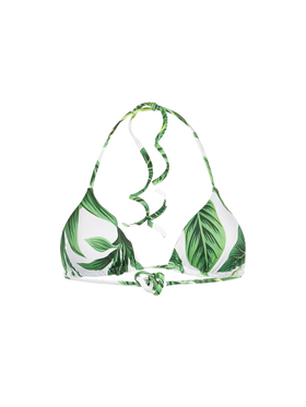 Triangle top with tropical print - MC2 Saint Barth
