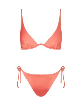 Bikini mit V-Bügeln und Badehose