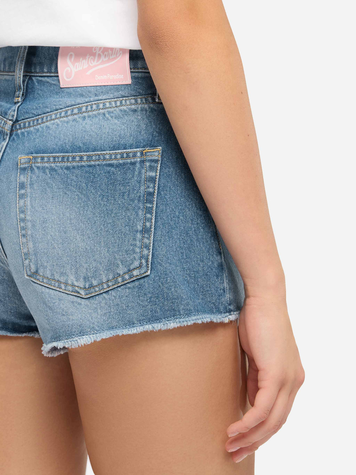 Short en denim bleu Musa 
