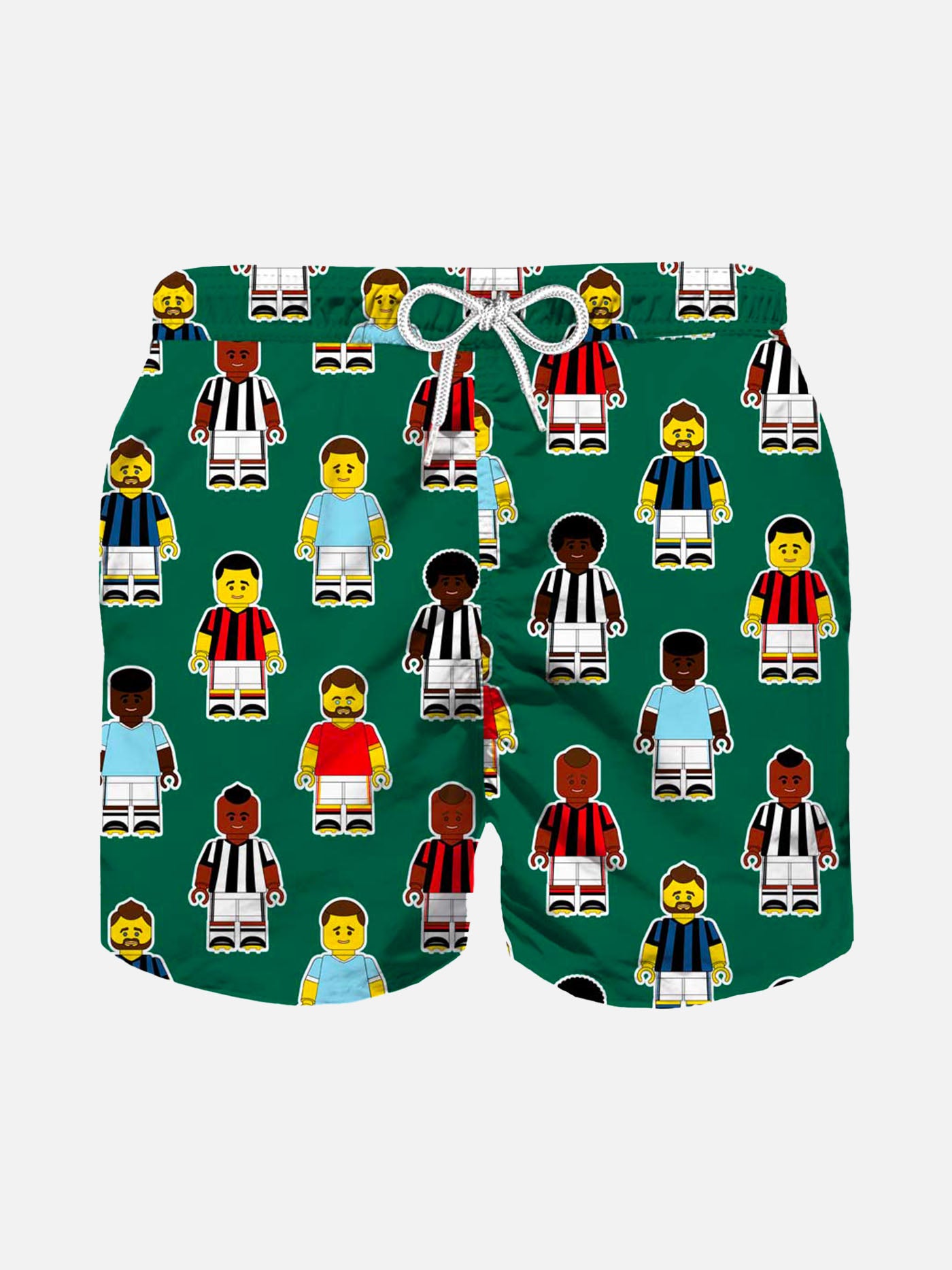 Costume da bagno da bambino con stampa calciatori