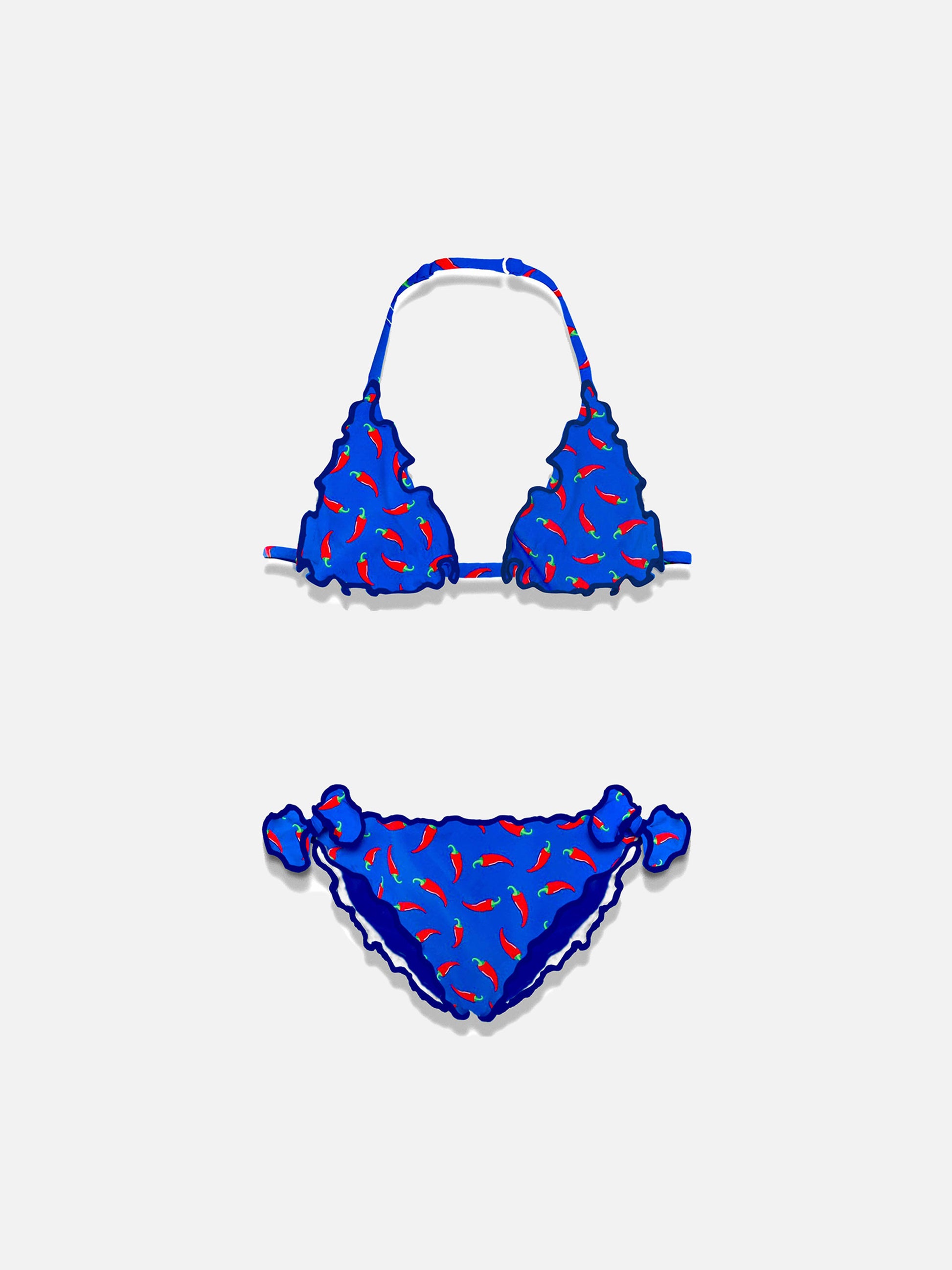 girl-triangle-bikini-chili-pepper-print