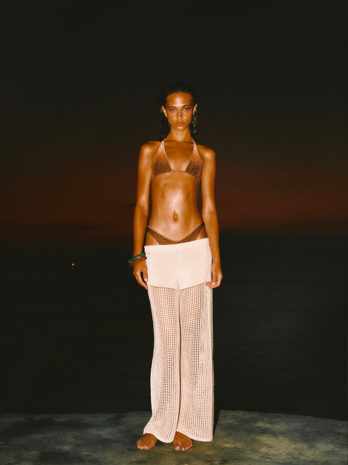 Guiana Naomi Overlock degradé Lurex-Bikini 
