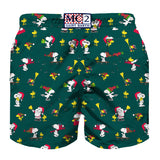 Boy light fabric swim shorts with Christmas Snoopy print | SNOOPY - PEANUTS™ SPECIAL EDITION