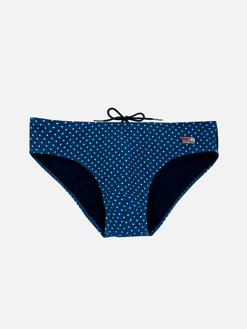 Man polka dots swim briefs Cayo