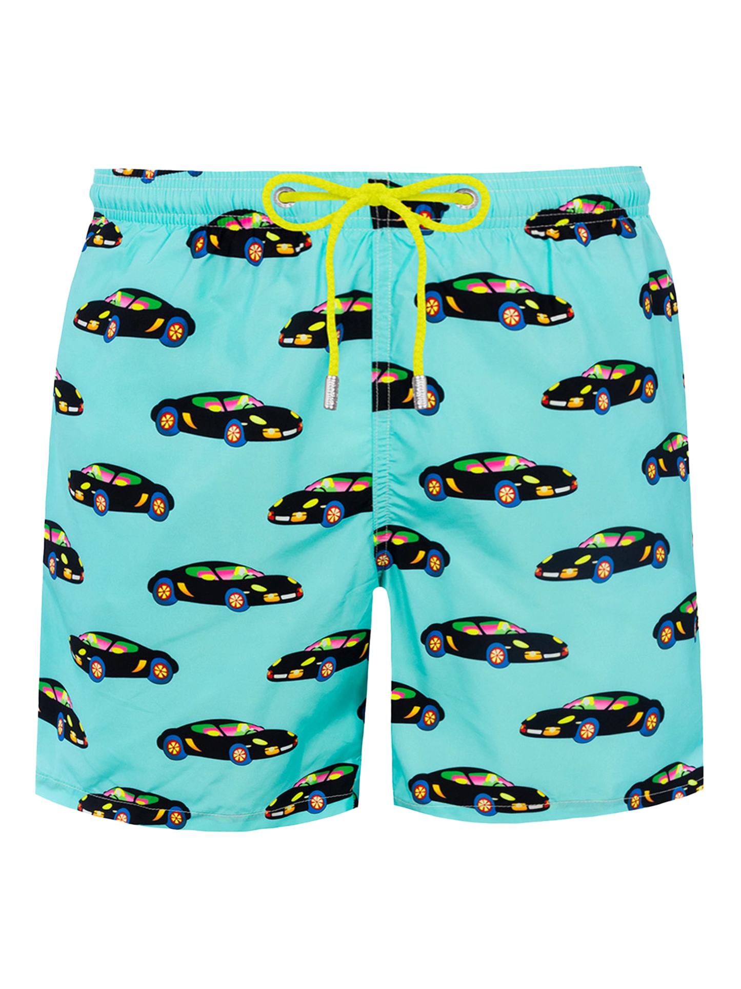 Herren-Badeshorts aus leichtem Stoff Lighting mit Lodola-Autoaufdruck |MARCO LODOLA SPECIAL EDITION