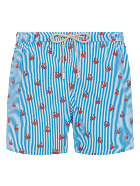 Comfort Light swim shorts with crabs print