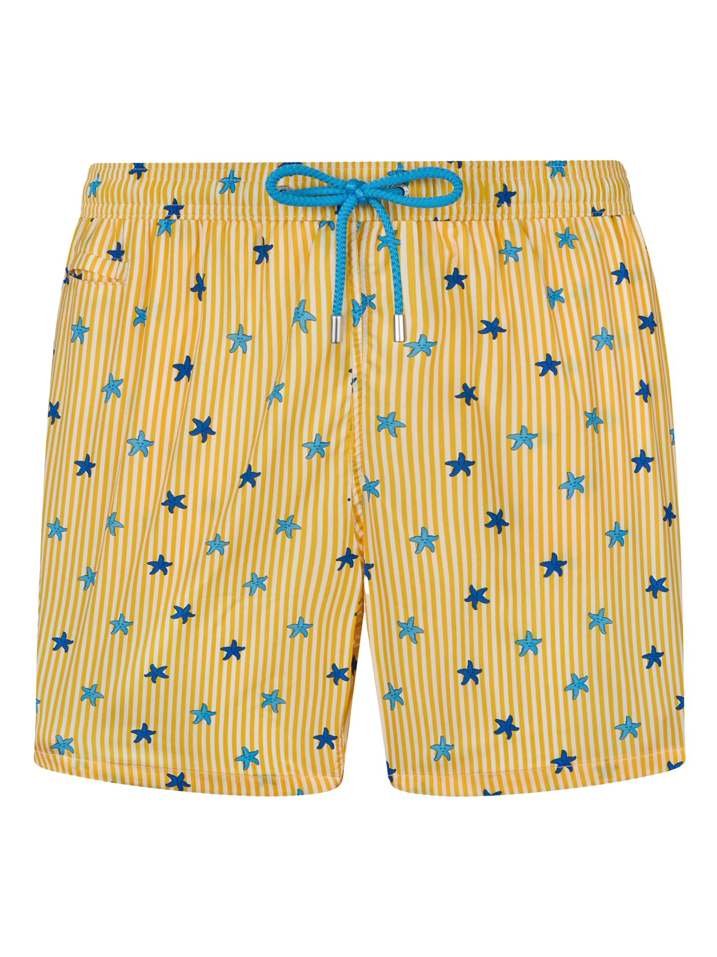 Man Comfort Light Badeshorts mit Seestern-Print