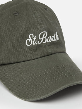 Berretto da baseball ricamato in denim Davis