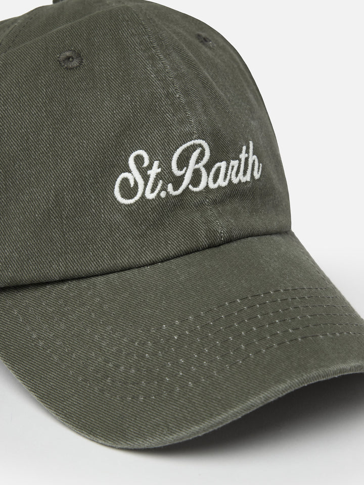Berretto da baseball ricamato in denim Davis