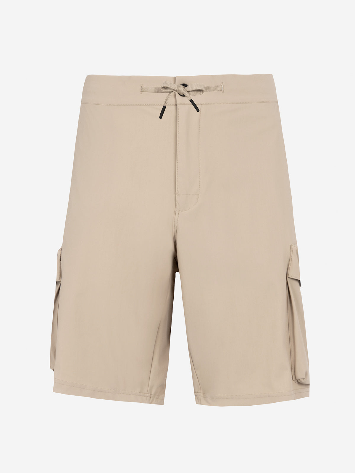 Beige technic fabric bermuda shorts Deck