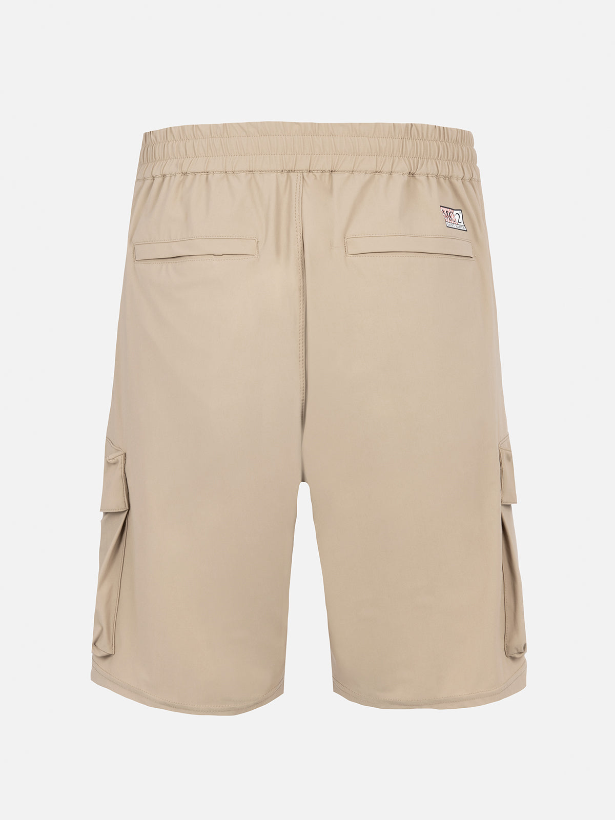 Beige technic fabric bermuda shorts Deck