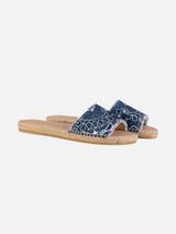 Woman espadrilla with bandanna print