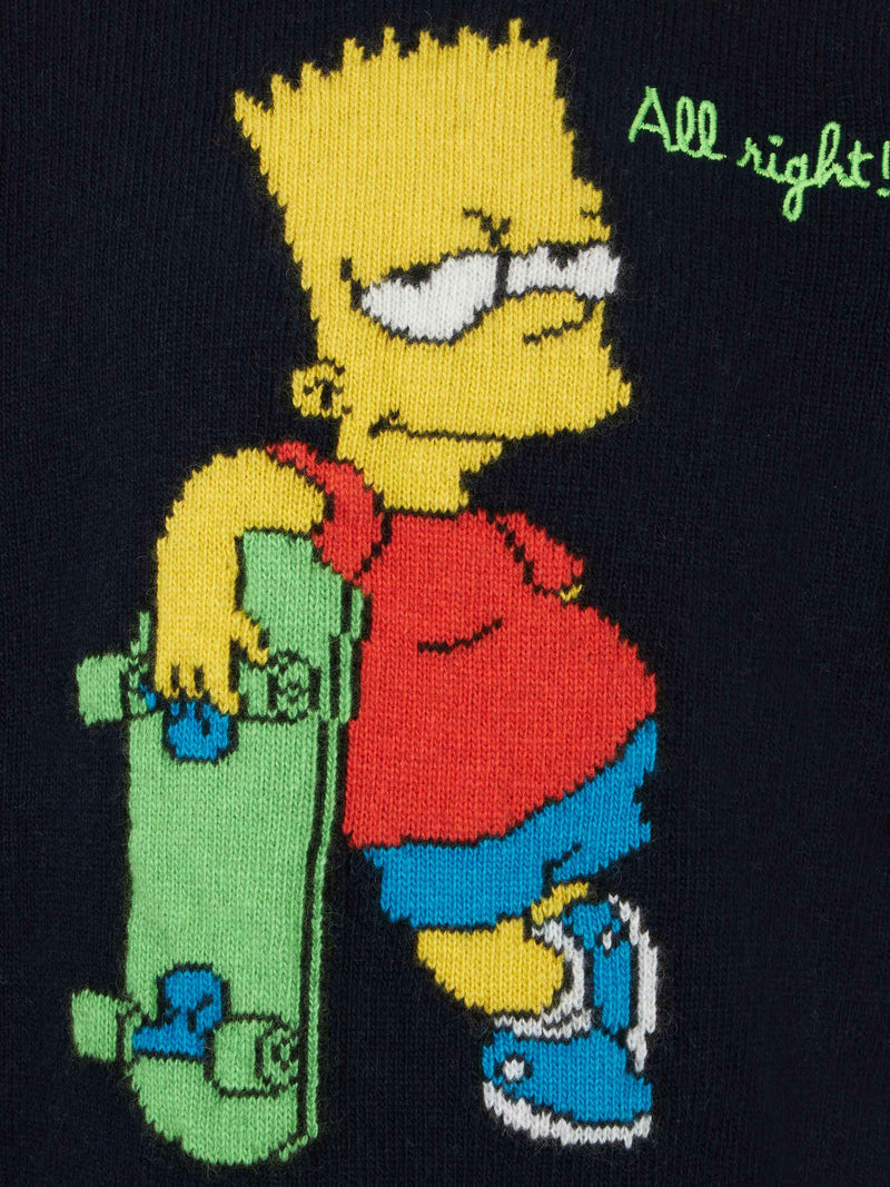 Maglia da bambino girocollo con stampa Bart Simpson |THE SIMPSON SPECIAL EDITION