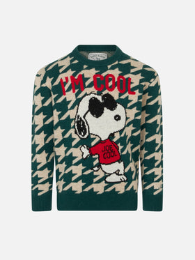 Boy crewneck sweater with Snoopy jacquard | SNOOPY - PEANUTS™ SPECIAL EDITION