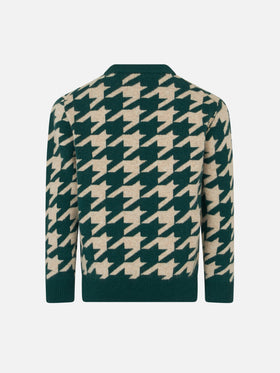 Boy crewneck sweater with Snoopy jacquard | SNOOPY - PEANUTS™ SPECIAL EDITION