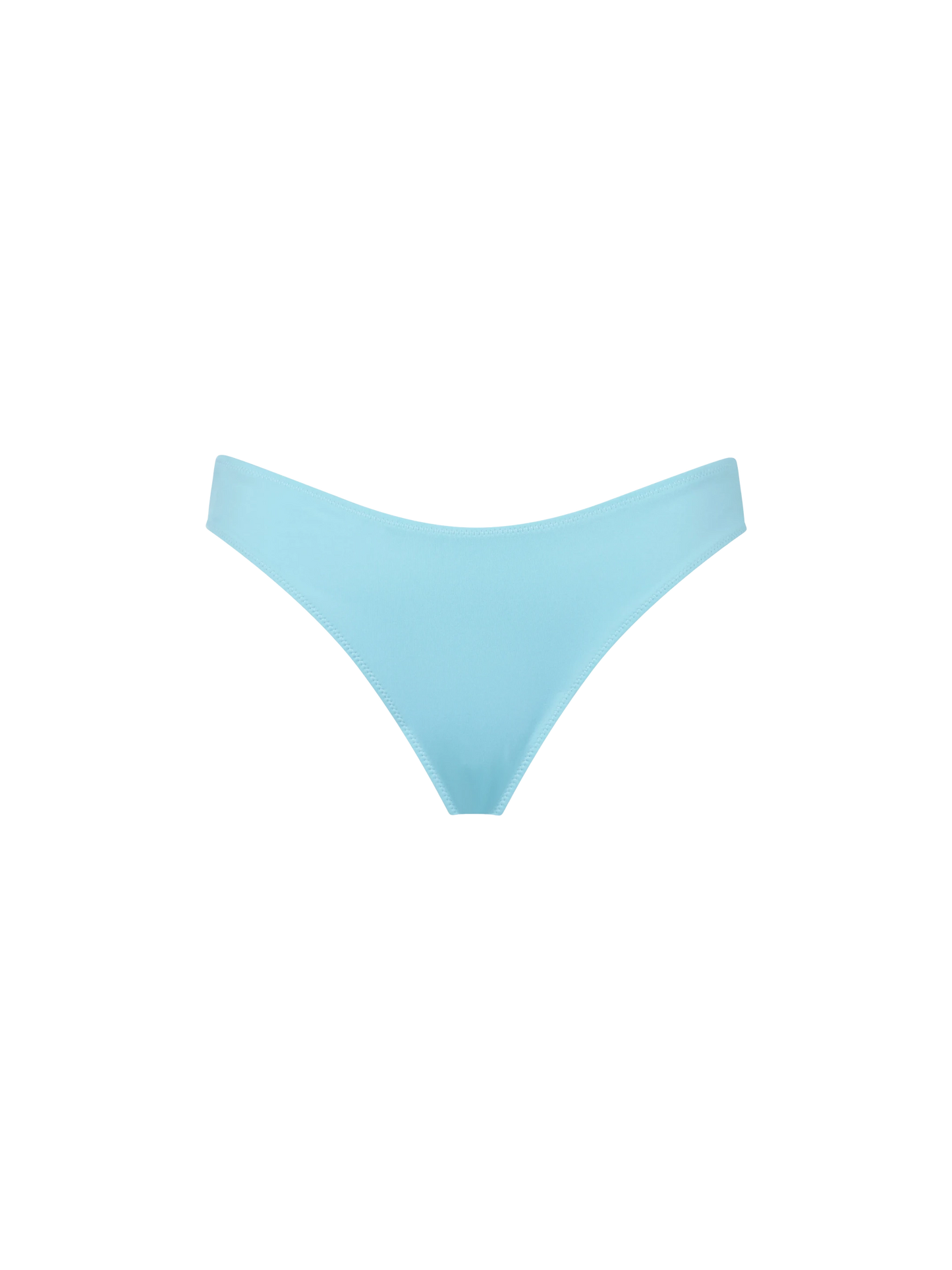 Woman light blue swim briefs