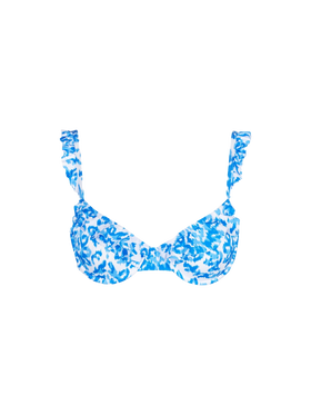 Woman bralette swimsuit with ruffles