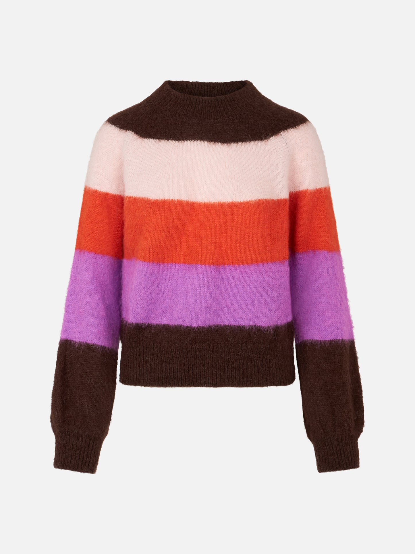 Maglione da donna morbida con colori sfumati