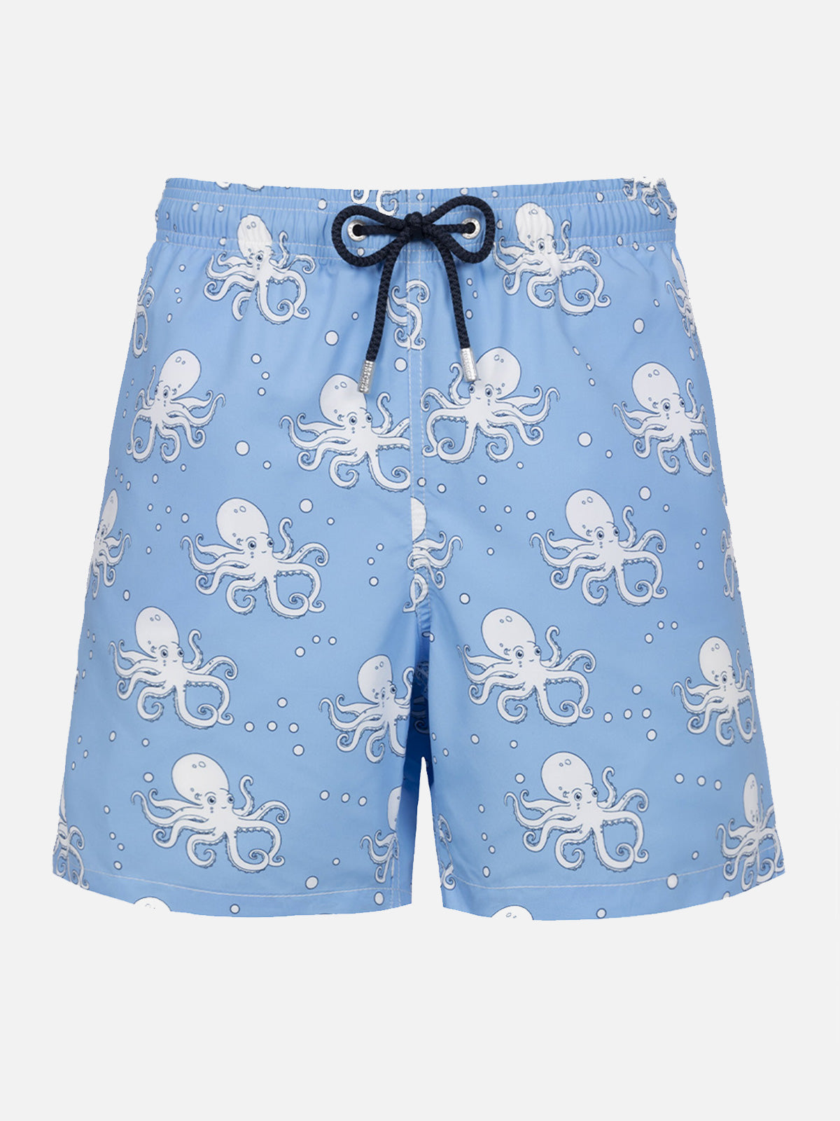 Man mid-length Gustavia swim-shorts with octopus print - MC2 Saint Barth
