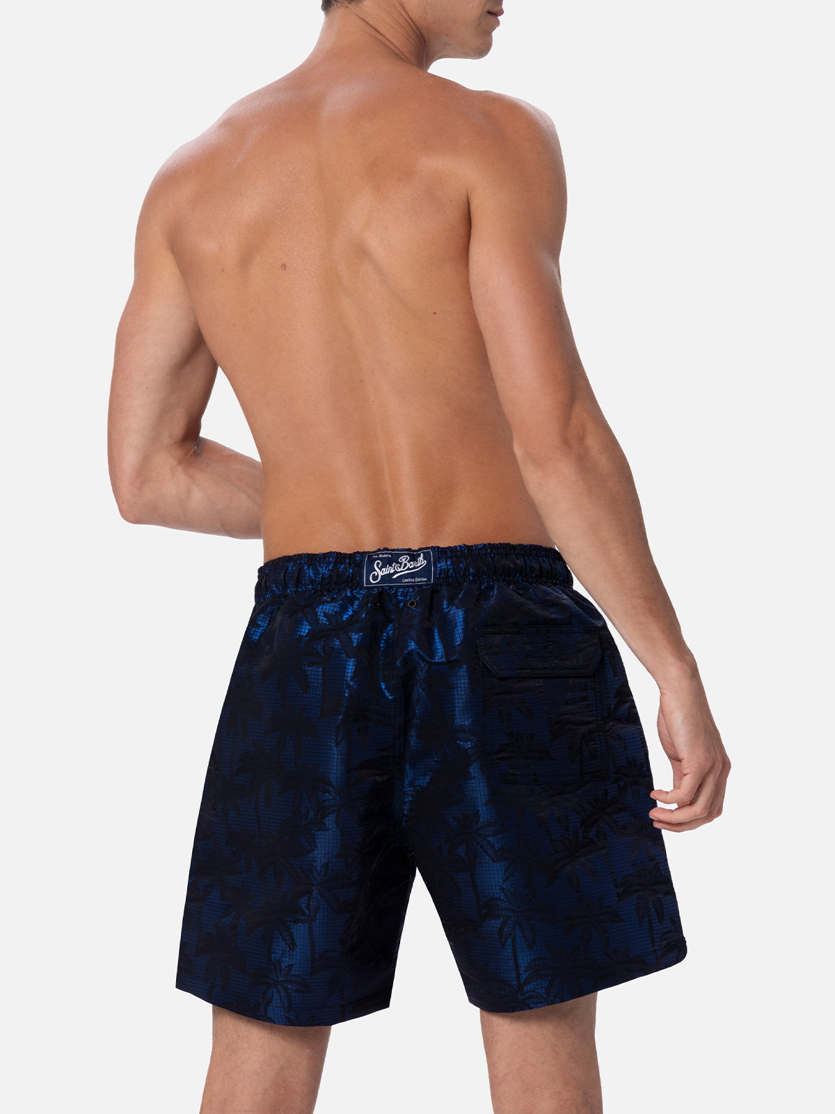 Harbour The Riviera palm print ripstop swim shorts – MC2 Saint Barth