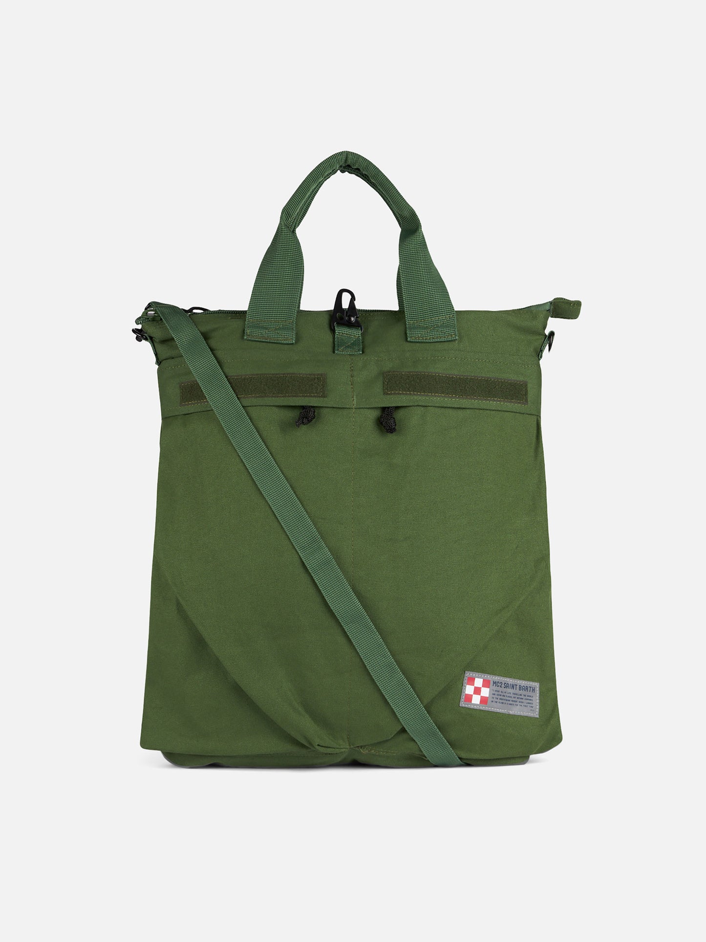 Military green canvas backpack Helmut