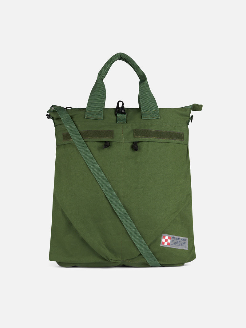 Zaino in tela verde militare