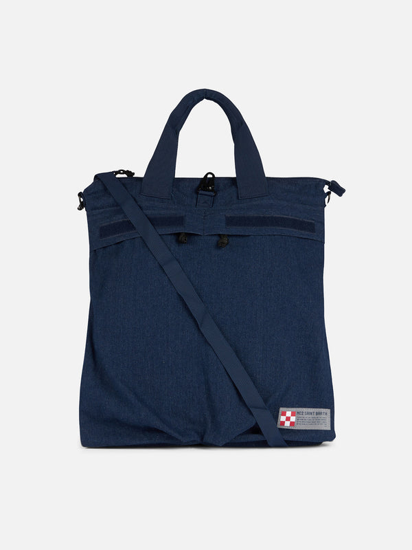 Denim canvas backpack Helmut