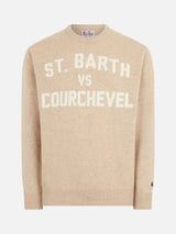 Maglione da uomo con stampa St. Barth VS Courchevel