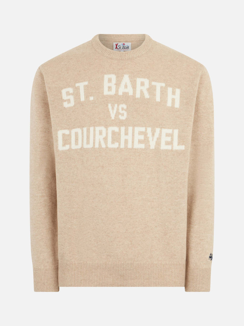 Herrenpullover mit St. Barth VS Courchevel Jacquard