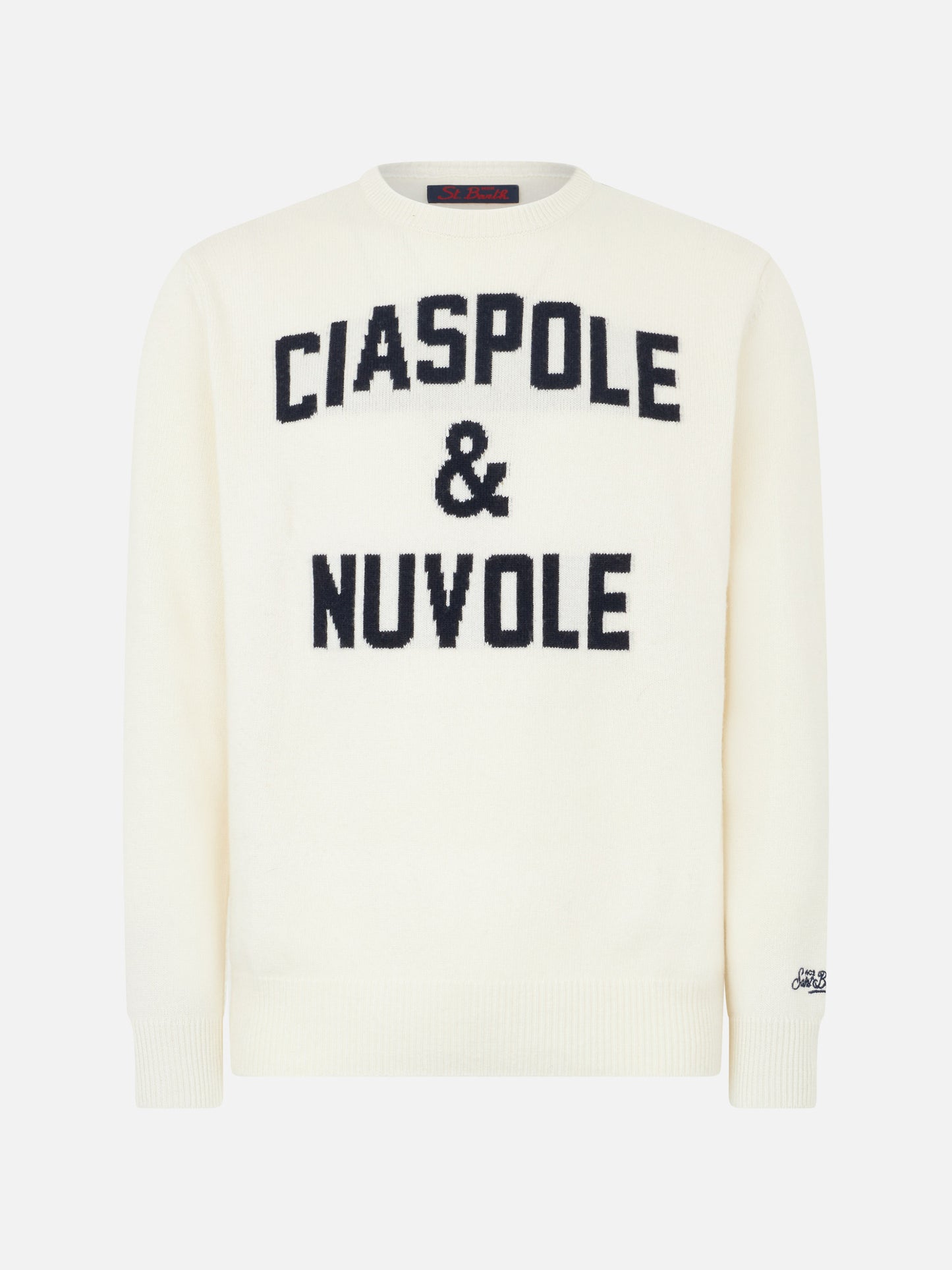 Man sweater with Ciaspole e Nuvole jacquard - MC2 Saint Barth
