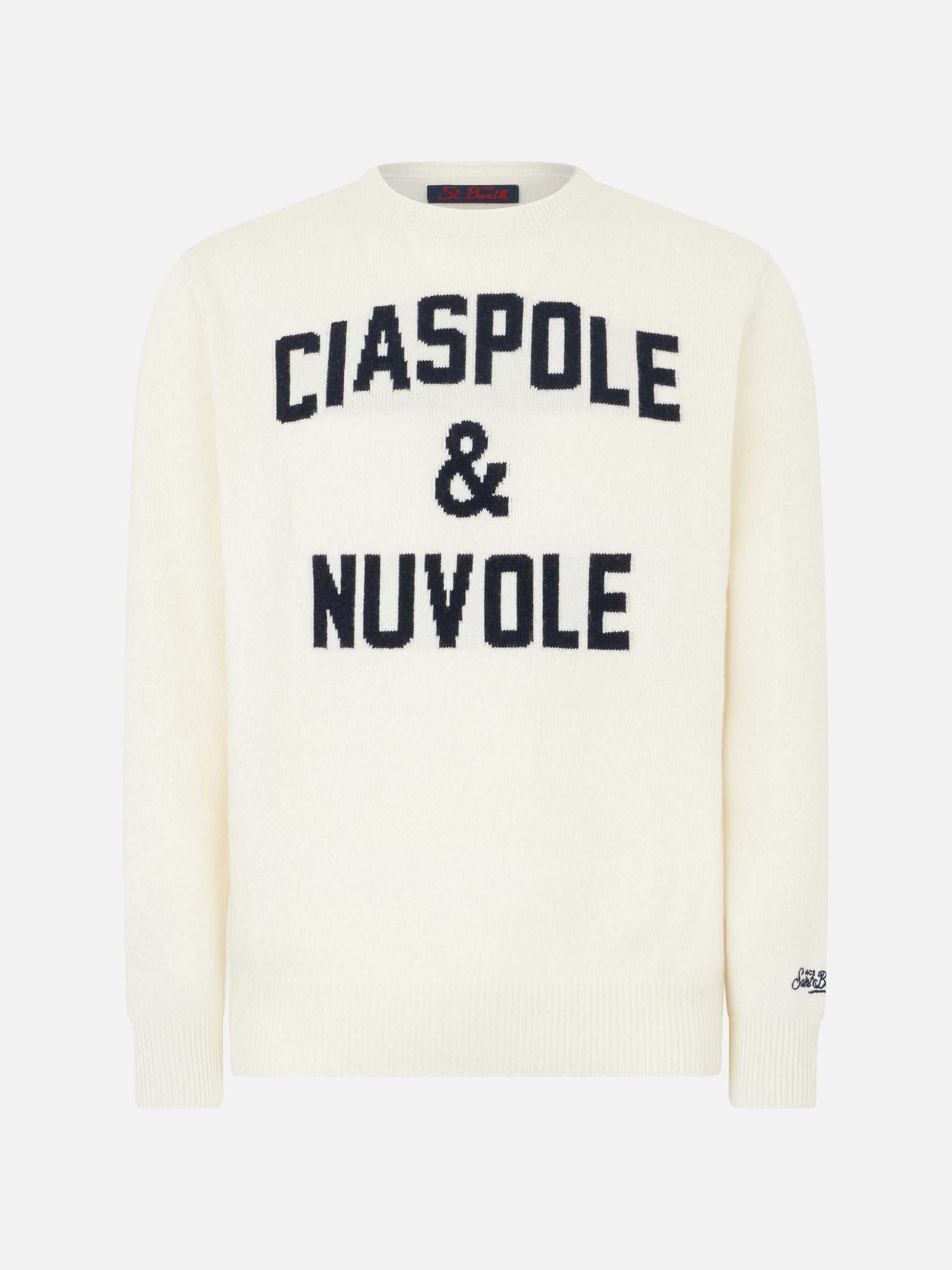 Man sweater with Ciaspole e Nuvole jacquard - MC2 Saint Barth
